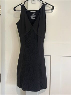 SPANX Black V-Neck Sleek Dress